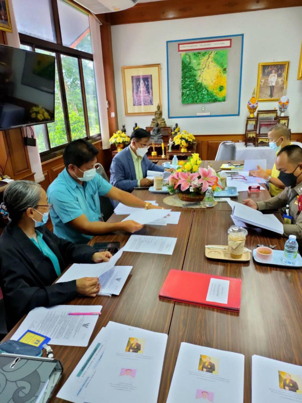 ประชุมคณะกรรมการการเลือกตั้งประจำ อบต.อุดมทรัพย์