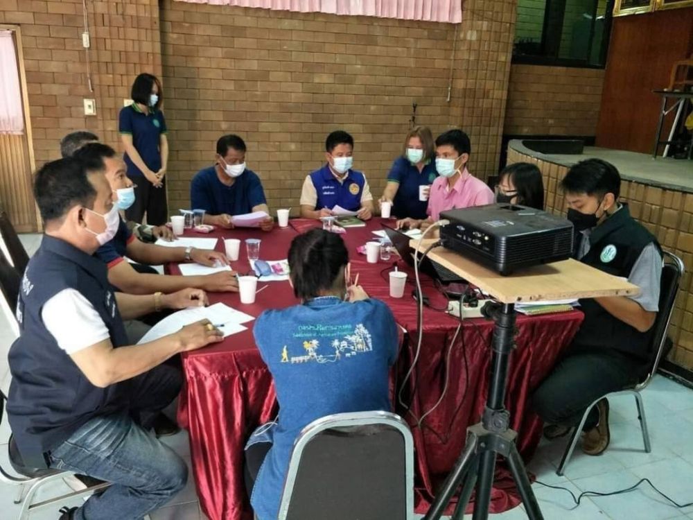 กองส่งเสริมการเกษตรร่วมประชุมคณะทำงานขับเคลื่อนฯระดับอำเภอ แก้ไขปัญหาโรคใบด่างมันสำปะหลัง
