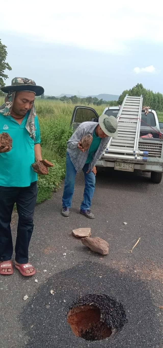 งานซ่อมแซมพื้นผิวถนน กองช่าง