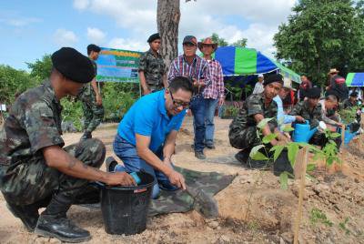 โครงการเฉลิมพระเกียรติปลูกไม้ผลยืนต้นครัวเรือนละต้น 