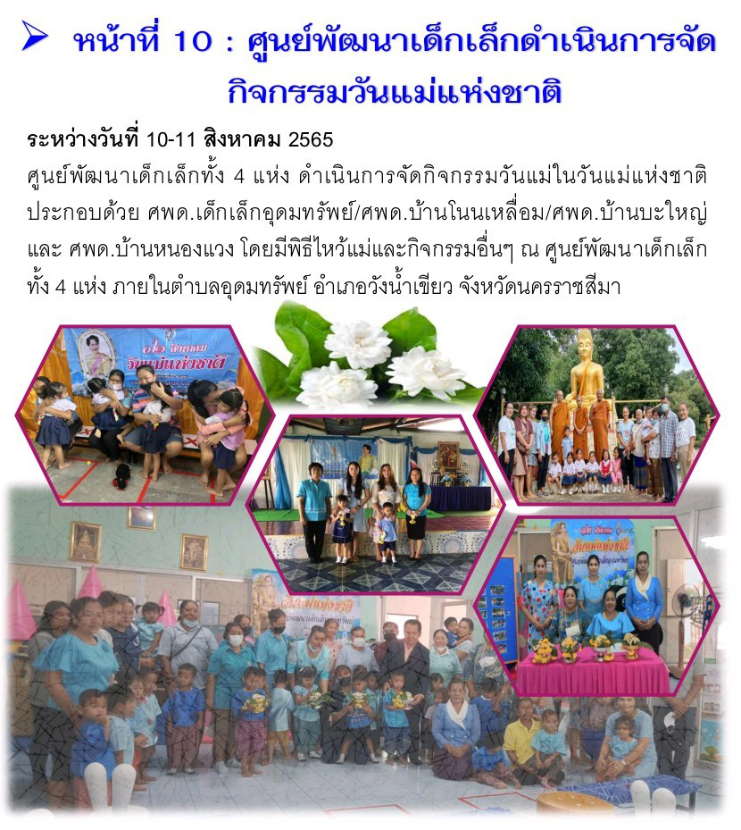 วารสารประชาสัมพันธ์ ประจำเดือน  สิงหาคม 2565