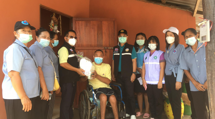 เยี่ยมผู้ป่วยติดเตียง ติดบ้าน ภายในเขตตำบลอุดมทรัพย์