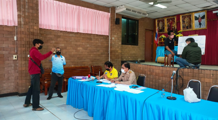 ประชุมจับสลากแบ่งสายกีฬาตำบลอุดมทรัพย์