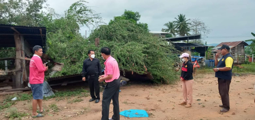 ลงพื้นที่สำรวจและประเมินความเสียหายจากวาตภัย