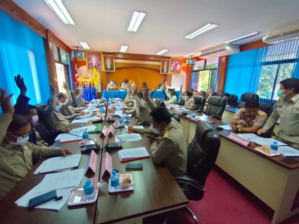 ประชุมสภาองค์การบริหารส่วนตำบลอุดมทรัพย์ สมัยสามัญ สมัยที่ 4 ครั้งที่ 1 ประจำปี 2565