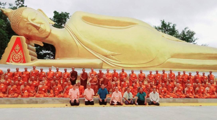 ร่วมพิธีโครงการอุปสมบทหมู่ถวายพระราชกุศลแด่ พระบาทสมเด็จพระบรมชนกาธิเบศร มหาภูมิพลอดุลยเดชมหาราช บรมนาถบพิตร ณ วัดป่าโพธิภาวัน(วัดโนนค่าง)