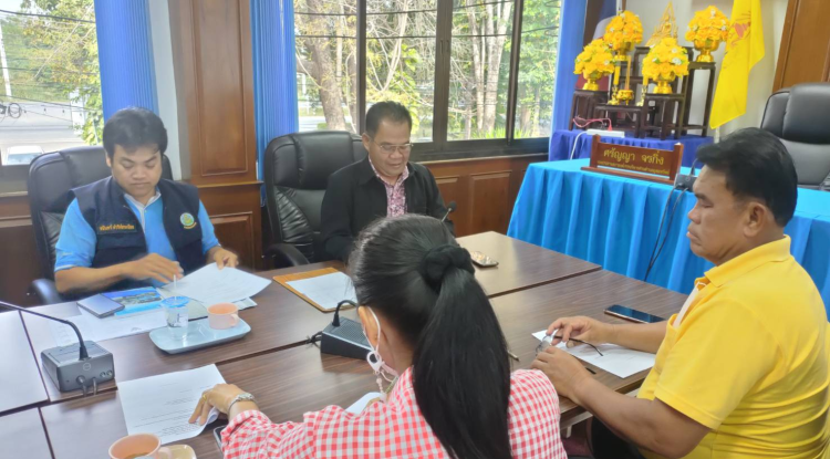 ร่วมการประชุมการบริหารจัดการน้ำอ่างเก็บน้ำลำเชียงสา (ฤดูแล้ง ปี 2565/66) ครั้งที่ 1/2566