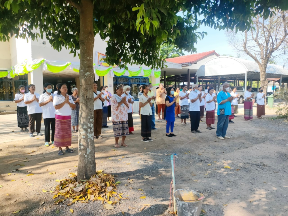 กิจกรรมโครงการอบรมพัฒนาระบบการดูแลผู้สูงอายุและพัฒนาคุณภาพชีวิต  โรงเรียนผู้สูงอายุอุดมทรัพย์บุญวัฒน์ ณ วัดศิริมังคลาราม (วัดโนนเหลื่อม) ตำบลอุดมทรัพย์ อำเภอวังน้ำเขียว จังหวัดนครราชสีมา