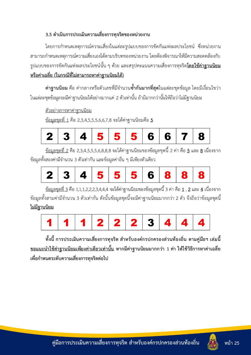 ประชาสัมพันธ์ "คู่มือการประเมินความเสี่ยงการทุจริต สำหรับองค์กรปกครองส่วนท้องถิ่น"