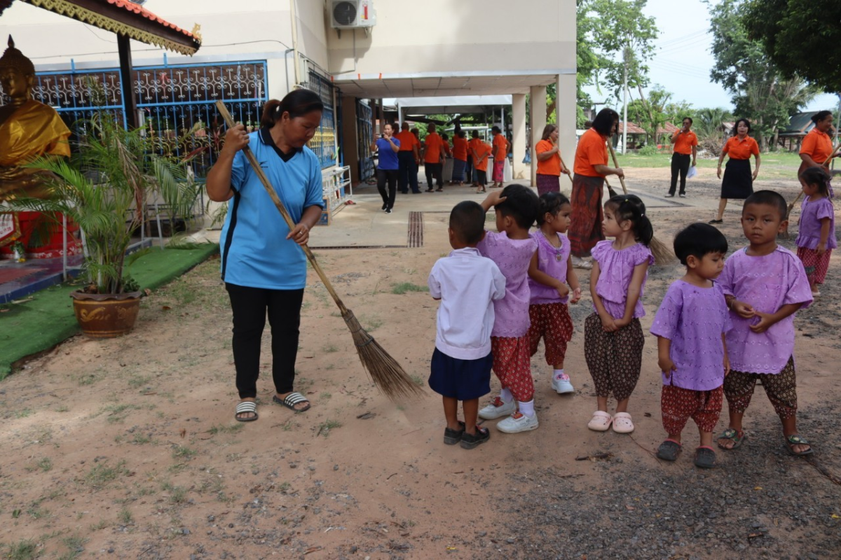 โครงการวัด ประชา รัฐ สร้างสุข ระยะ 5 ปี (พ.ศ.2566-2570) กิจกรรมรวมพลังสัปปายะสู่วัดด้วยวิธี 5 ส "Big Cleaning Day"