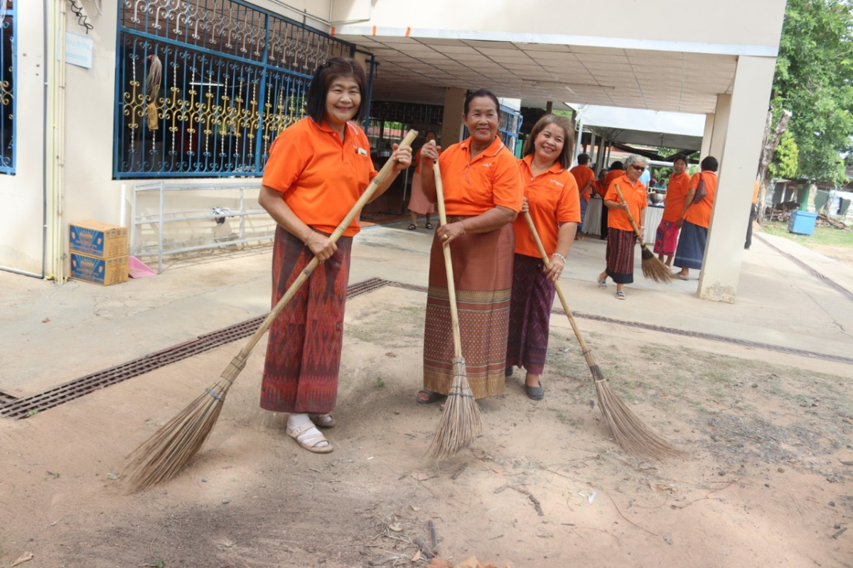 โครงการวัด ประชา รัฐ สร้างสุข ระยะ 5 ปี (พ.ศ.2566-2570) กิจกรรมรวมพลังสัปปายะสู่วัดด้วยวิธี 5 ส "Big Cleaning Day"