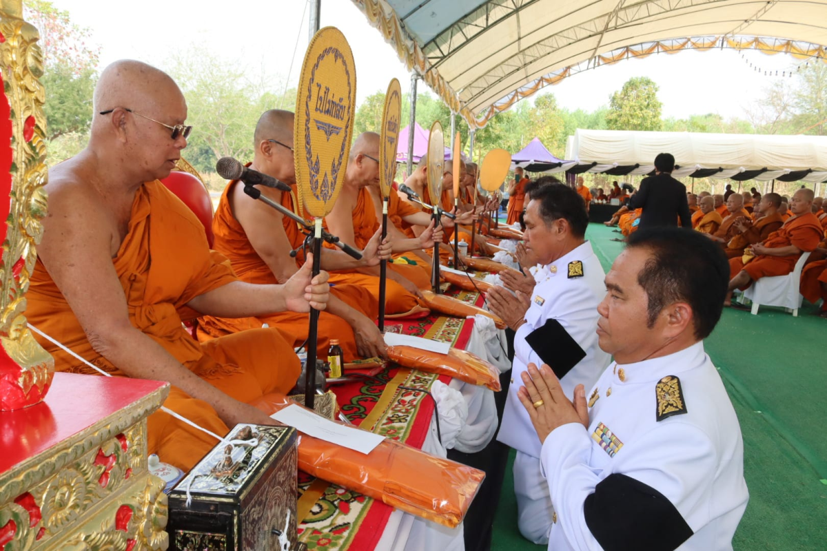 ร่วมพิธีบำเพ็ญกุศลและพระราชทานเพลิงศพ ท่านพระครูประโชติสังฆกิจ (จำรัส นาคเกษม) อดีตรองเจ้าคณะอำเภอวังน้ำเขียว/อดีตเจ้าอาวาสวัดศิริมังคลาราม