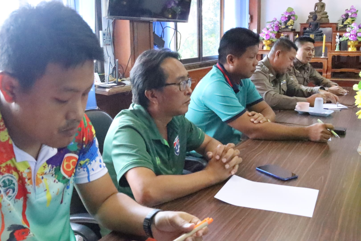 ร่วมการประชุมและลงพื้นที่สำรวจเพื่อเตรียมความพร้อมจัดงานประเพณีลอยกระทง ประจำปี พ.ศ.2566