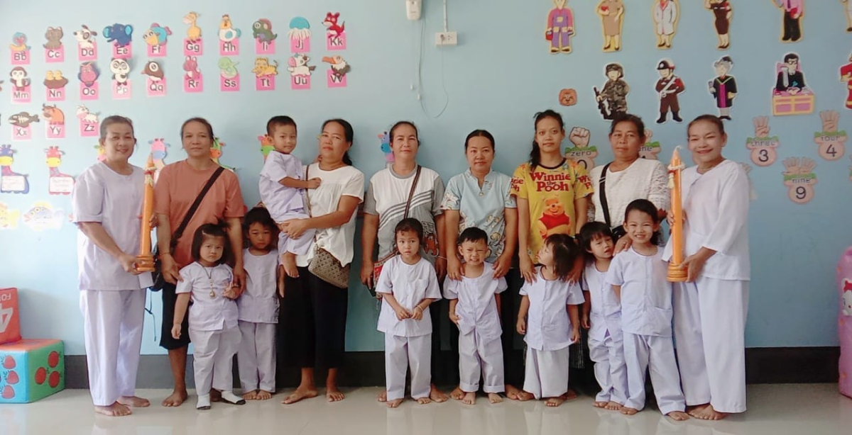 กิจกรรมส่งเสริมคุณธรรมจริยธรรม ในโครงการสืบสานวัฒนธรรม วันสำคัญทางศาสนา วันเข้าพรรษา