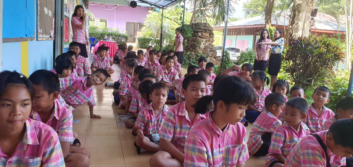 ประธานเปิดโครงการส่งเสริมสุขภาพและอนามัยนักเรียน ณ โรงเรียนบ้านซับเต่า