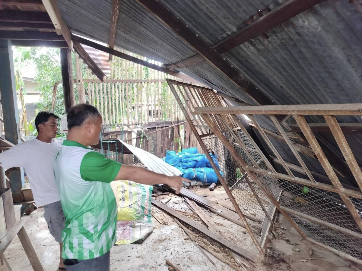 สำรวจและประเมินความเสียหายของผู้ที่ประสบสาธารณภัยเนื่องจากเกิดพายุฤดูร้อน