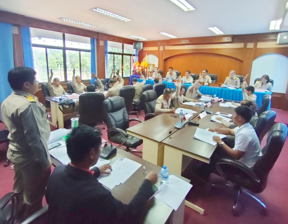 การประชุมสมาชิกสภาองค์การบริหารส่วนตำบลอุดมทรัพย์ สมัยวิสามัญ สมัยที่ 1 ครั้งที่ 1/2567