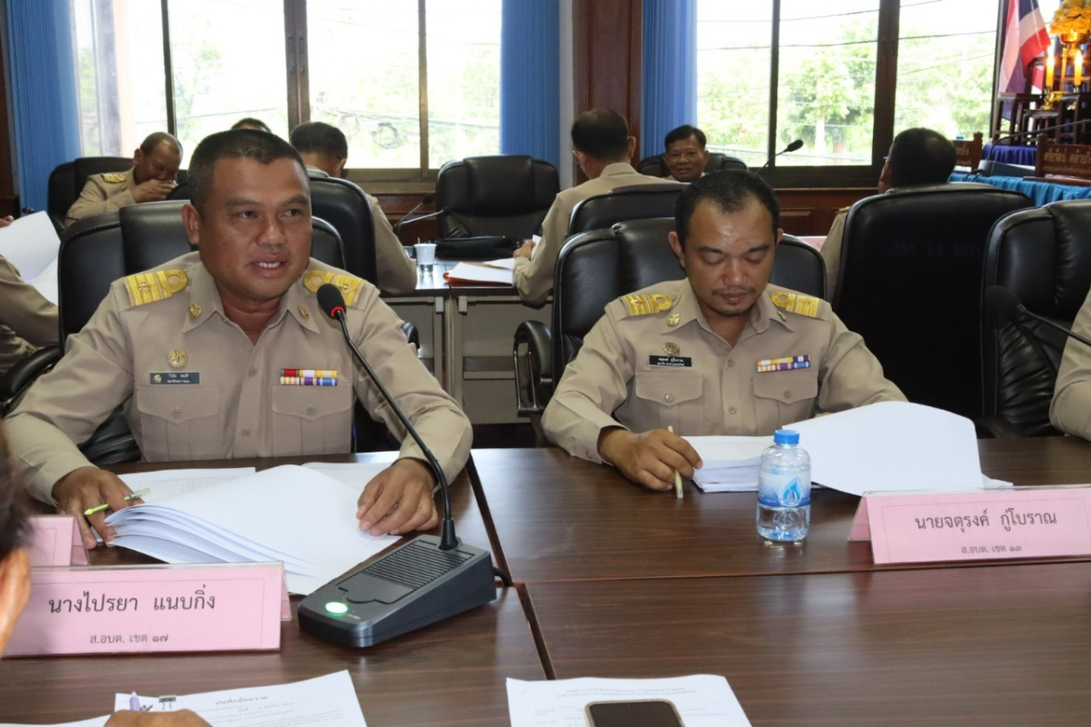 การประชุมสมาชิกสภาองค์การบริหารส่วนตำบลอุดมทรัพย์ สมัยวิสามัญ สมัยที่ 1 ครั้งที่ 1/2567