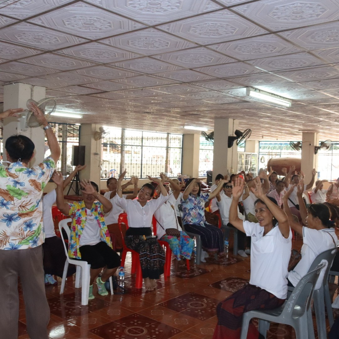 วันที่ 11 เมษายน พ.ศ.2567 กิจกรรม โรงเรียนผู้สูงอายุอุดมทรัพย์บุญวัฒน์  โครงการอบรมพัฒนาระบบการดูแลผู้สูงอายุและพัฒนาคุณภาพชีวิต