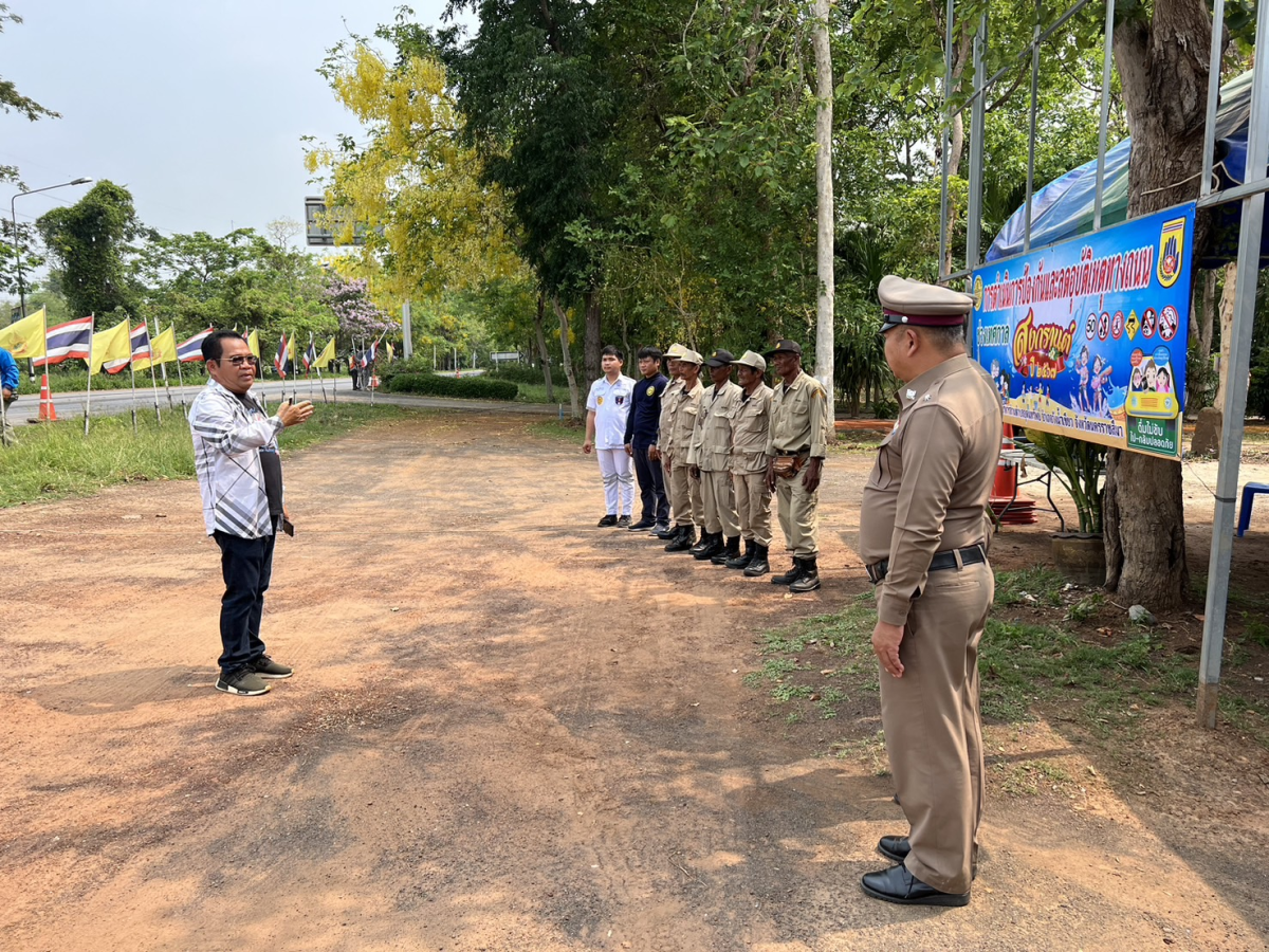 ประธานเปิดศูนย์ช่วยเหลือประชาชน การดำเนินการป้องกันและลดอุบัติเหตุทางถนน ช่วงเทศกาลสงกรานต์ ปี 2567 ระหว่างวันที่ 11-17 เมษายน 2567 "ขับขี่ปลอดภัย เมืองไทยไร้อุบัติเหตุ"