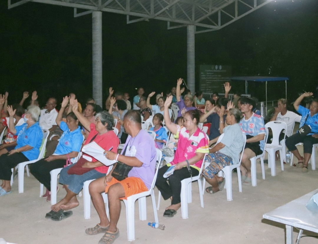 โครงการเวทีประชาคม อบต.อุดมทรัพย์ ประจำปีงบประมาณ พ.ศ.2567 บ้านโนนสง่า หมู่ที่ 13