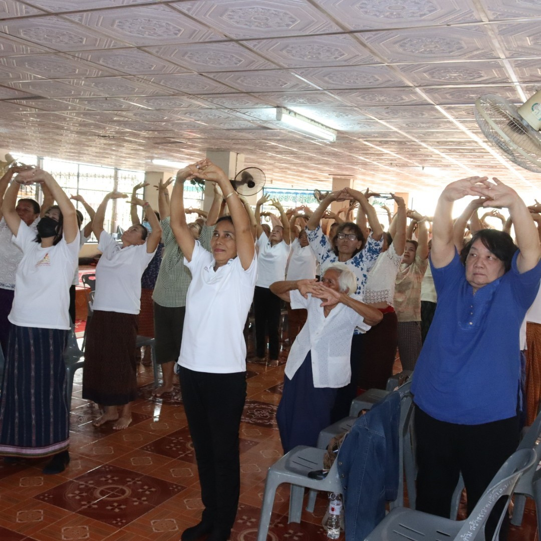 วันที่ 4 เมษายน 2567 กิจกรรมโรงเรียนผู้สูงอายุอุดมทรัพย์บุญวัฒน์ โครงการพัฒนาระบบการดูแลผู้สูงอายุและพัฒนาคุณภาพชีวิต ประจำปีงบประมาณ พ.ศ.2567