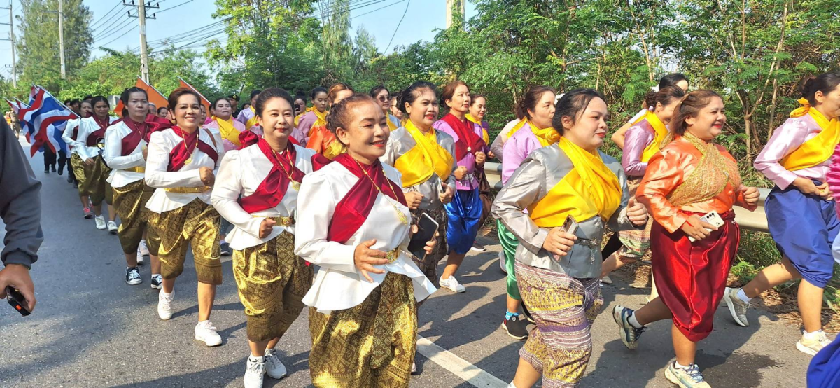 พิธีการวิ่งคบไฟ 4 มุมเมือง เพื่อนำไปประกอบในพิธีเปิดงานฉลองวันแห่งชัยชนะของท้าวสุรนารี ประจำปี 2567