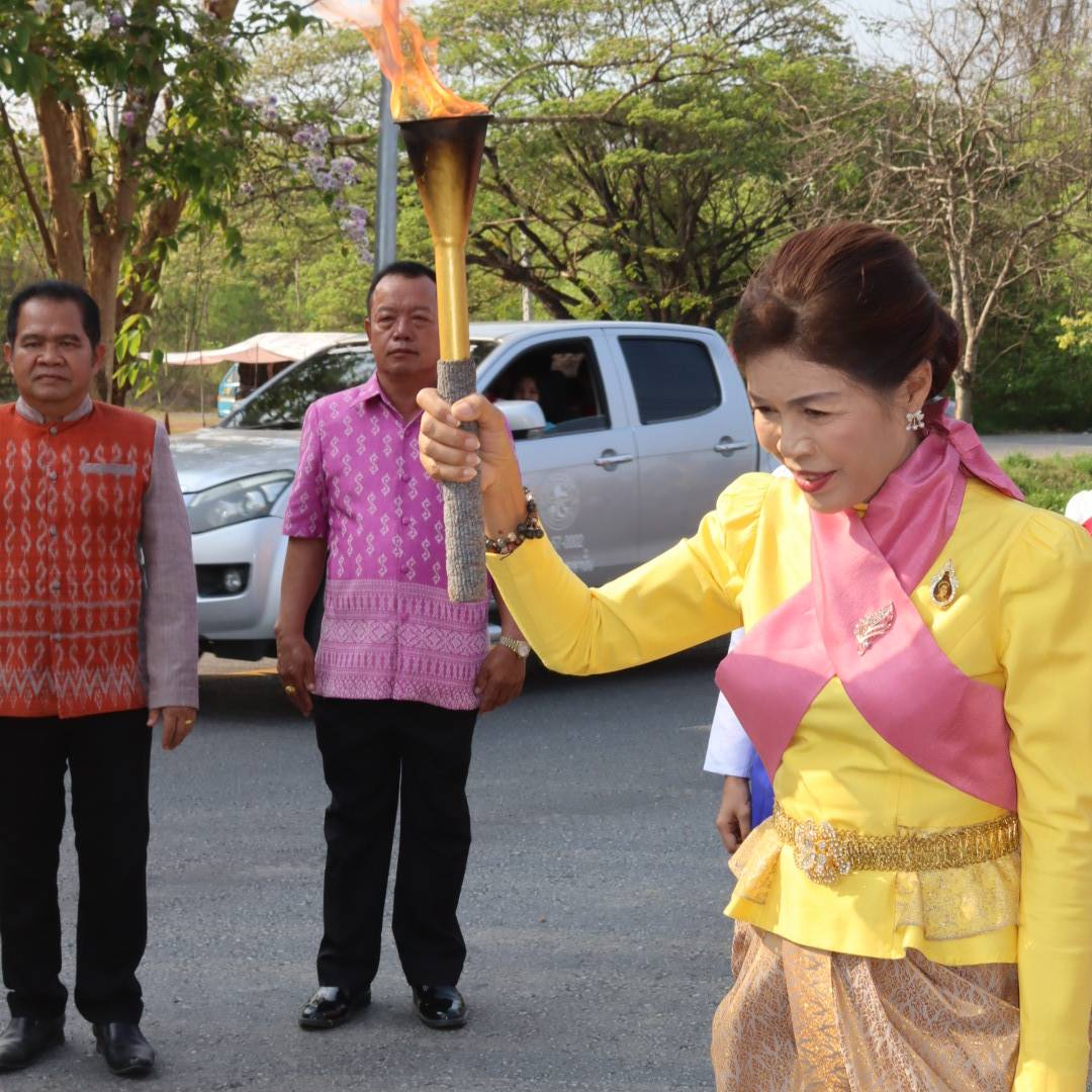 พิธีการวิ่งคบไฟ 4 มุมเมือง เพื่อนำไปประกอบในพิธีเปิดงานฉลองวันแห่งชัยชนะของท้าวสุรนารี ประจำปี 2567