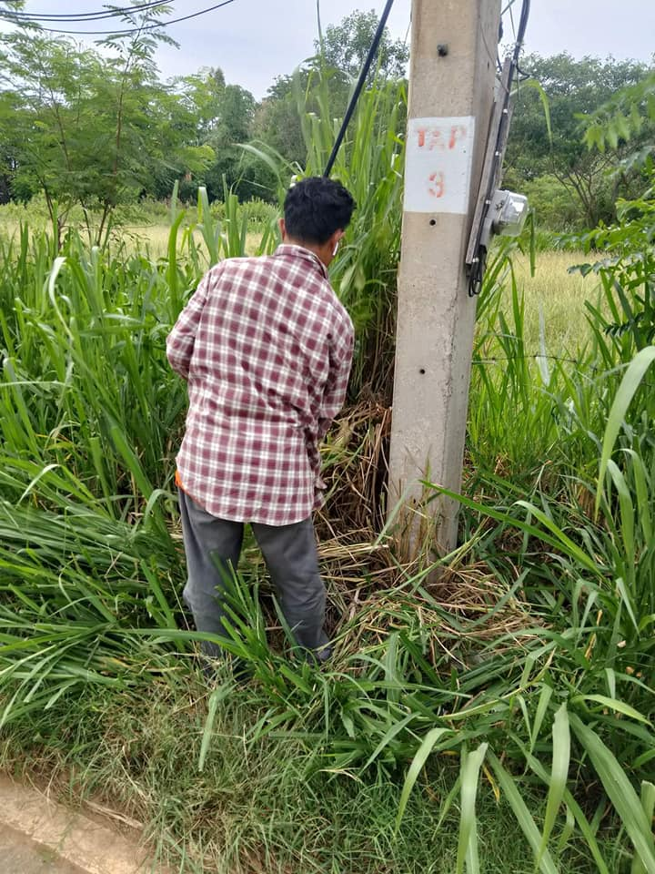 ดำเนินการตรวจสอบแก้ไข และซ่อมแซมไฟฟ้าส่องสว่างภายในหมู่บ้านบ้านหนองแวง หมู่ที่ 12