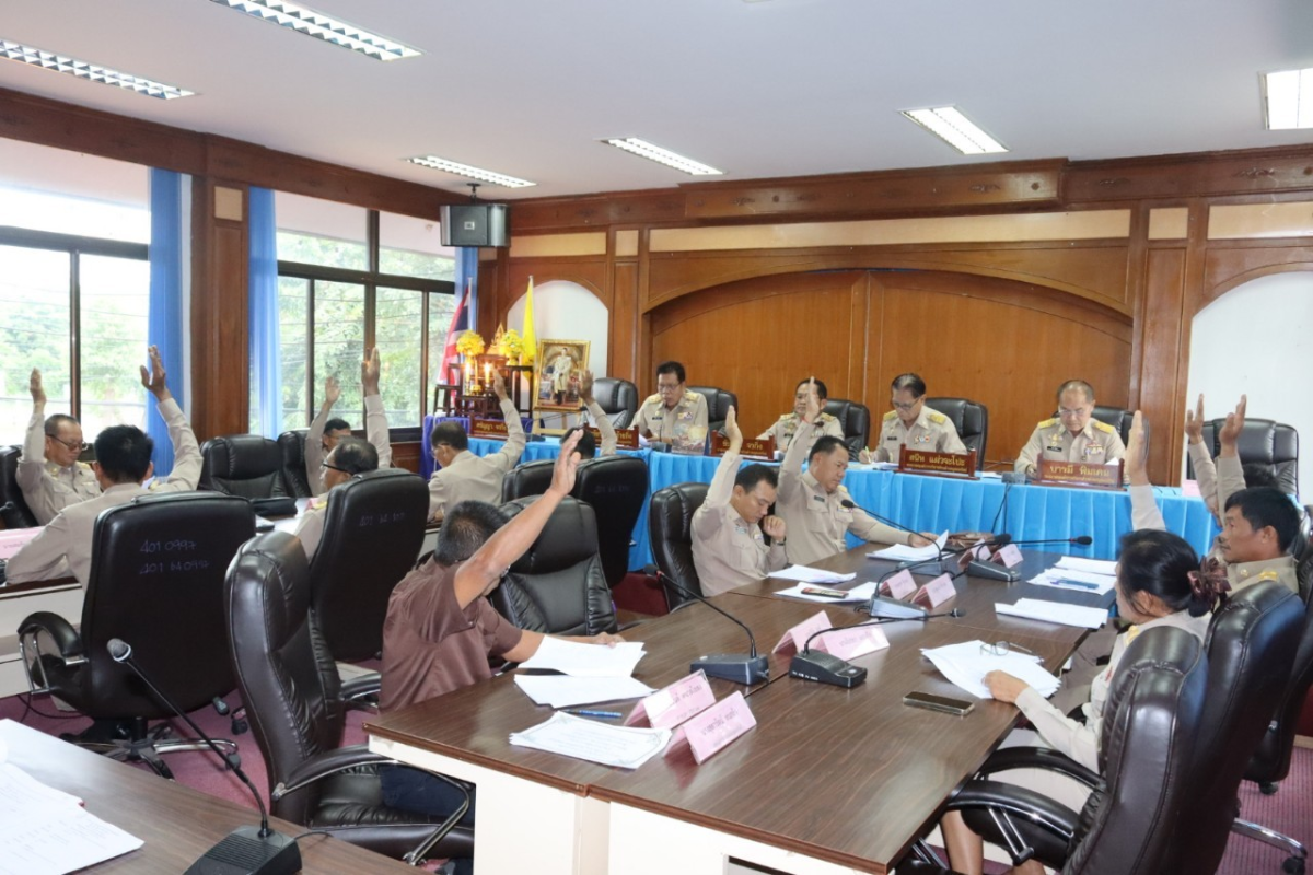 การประชุมสมาชิกสภาองค์การบริหารส่วนตำบลอุดมทรัพย์ สมัยสามัญ สมัยที่ 2 ครั้งที่ 1/2567