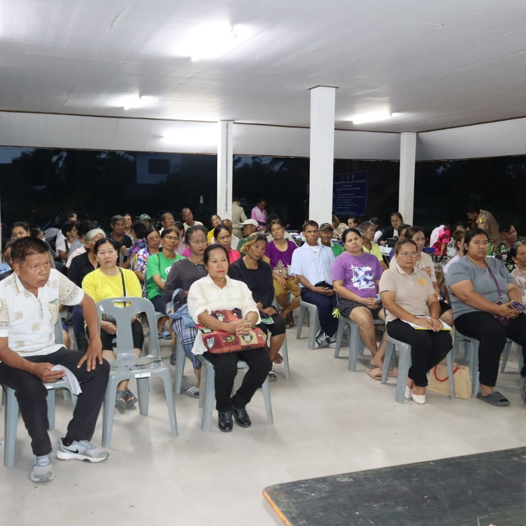 โครงการเวทีประชาคม อบต.อุดมทรัพย์ ประจำปีงบประมาณ พ.ศ.2567 บ้านตะกุดรัง หมู่ที่ 4 และบ้านห้วยพรหม หมู่ที่ 8