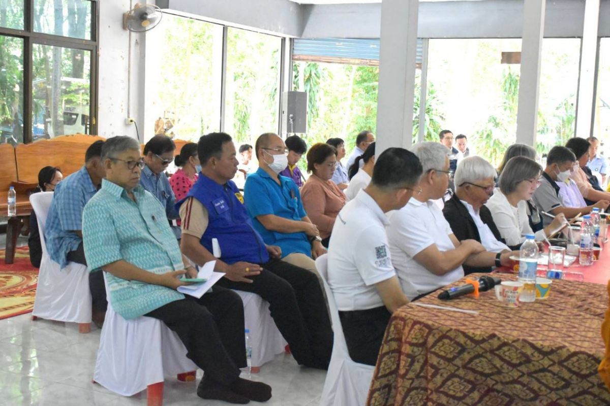 ร่วมประชุมแลกเปลี่ยนเรียนรู้การดำเนินงานดูแลผู้ป่วยจิตเวชในชุมชน ณ วัดห้วยพรหม