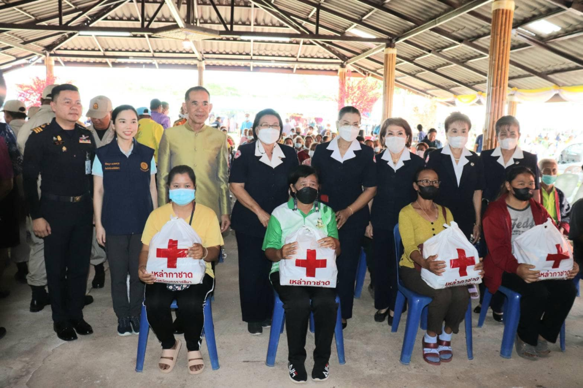 ร่วมพิธีเปิดโครงการเสริมสร้างความจงรักภักดี ต่อสถาบัน บำบัดทุกข์ บำรุงสุข สร้างรอยยิ้มให้ประชาชน ประจำปีงบประมาณ พ.ศ.2566 ของจังหวัดนครราชสีมา (จังหวัดเคลื่อนที่) ณ องค์การบริหารส่วนตำบลวังหมี