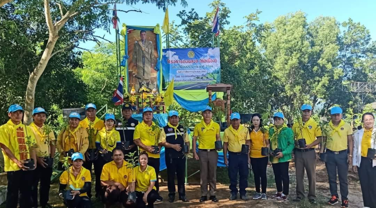กิจกรรมปลูกต้นไม้ในโครงการถนนสวย(ต่อเนื่อง) ประจำปีงบประมาณ พ.ศ.2566