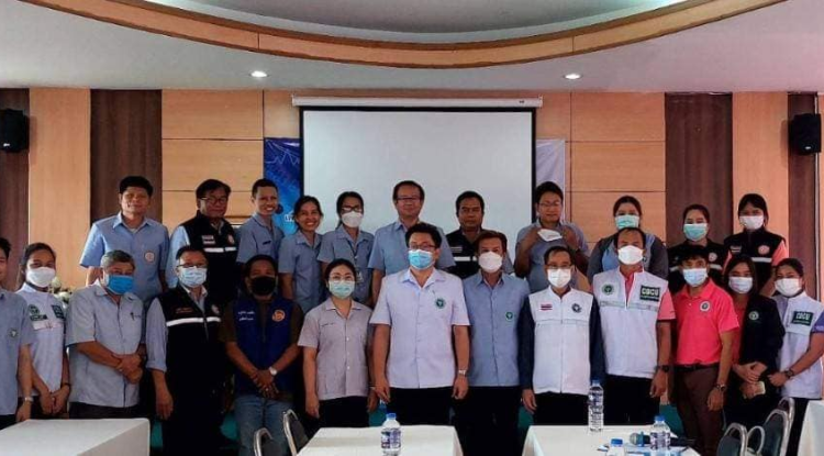 ร่วมต้อนรับคณะกรรมการตรวจประเมินโครงการโคราช เมืองสะอาด ปลอดลูกน้ำยุงลาย ประจำปี 2566