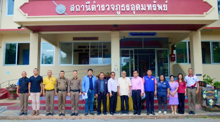 ร่วมการประชุมคณะกรรมการตรวจสอบและติดตามการบริหารงานสถานีตำรวจ (กต.ตร.สภ.อุดมทรัพย์) ครั้งที่ 1/2566 