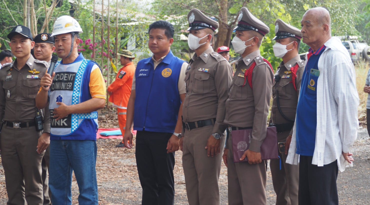  ร่วมซักซ้อมแผนเผชิญเหตุ กรณีเกิดอุบัติเหตุฉุกเฉินบนท้องถนน ช่วงเทศกาลสงกรานต์ ประจำปี 2566  โดย สภ.อุดมทรัพย์