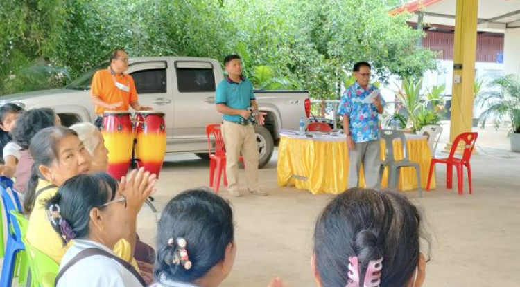 กิจกรรมโครงการอบรมพัฒนาระบบการดูแลผู้สูงอายุและพัฒนาคุณภาพชีวิต โรงเรียนผู้สูงอายุอุดมทรัพย์บุญวัฒน์ ณ วัดศิริมังคลาราม (วัดโนนเหลื่อม)