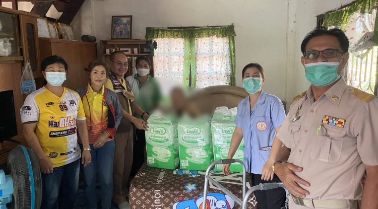 โครงการสนับสนุนผ้าอ้อมและแผ่นรองซับการขับถ่ายสำหรับผู้มีภาวะพึ่งพิงตำบลอุดมทรัพย์