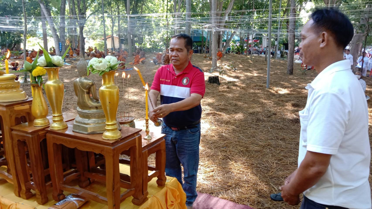 ร่วมทำบุญใส่บาตรงานเข้าปริวาสกรรมปฏิบัติธรรมรำลึกคุณหลวงพ่อพระครูประโชติสังฆกิจ (ระหว่างวันที่ 29 มิถุนายน ถึง 8 กรกฎาคม 2567) ณ วัดห้วยพรหม