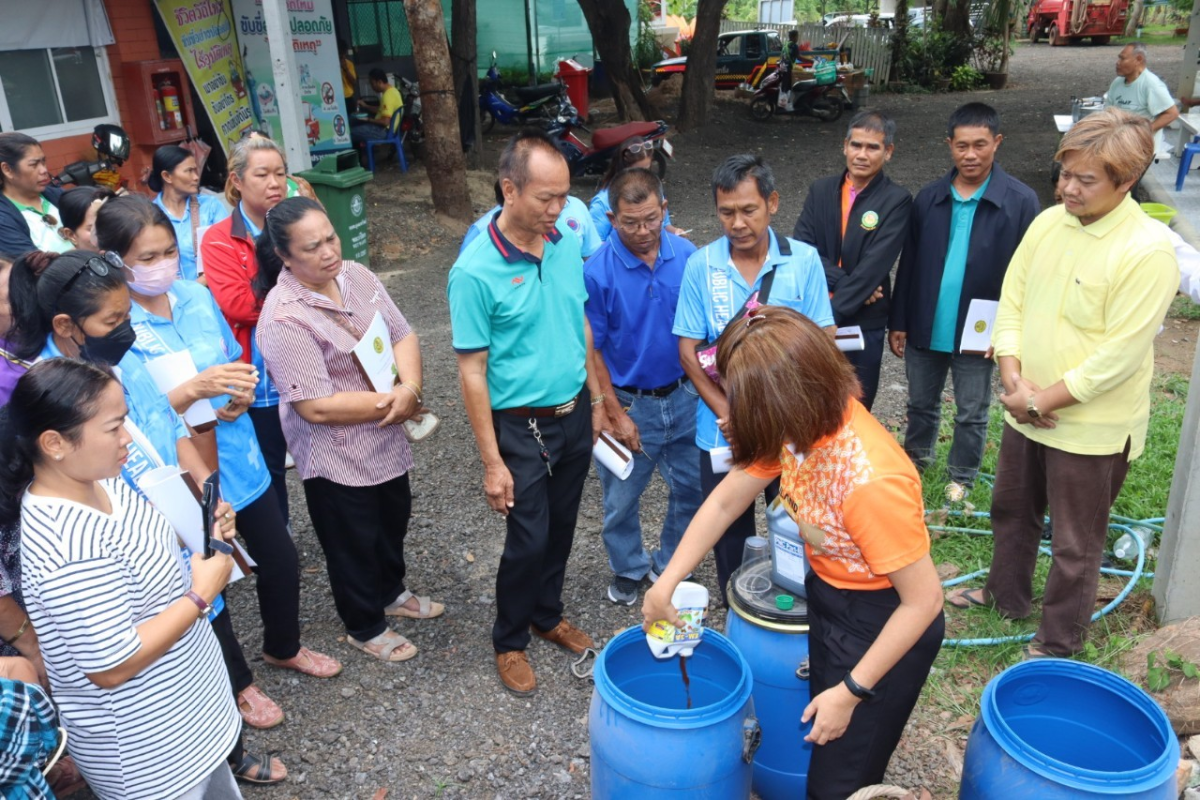 โครงการอบรมส่งเสริมการทำปุ๋ยหมักจากขยะเปียก ประจำปีงบประมาณ พ.ศ.2567