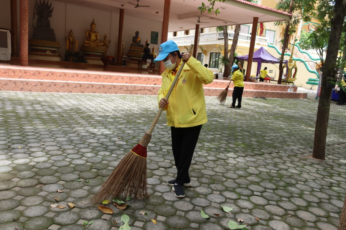 โครงการวัด ประชา รัฐ สร้างสุข ระยะ 5 ปี (พ.ศ. 2566 - 2570) ตำบลอุดมทรัพย์ อำเภอวังน้ำเขียว จังหวัดนครราชสีมา กิจกรรม "รวมพลังสัปปายะสู่วัดด้วยวิธี ๕ส" (Big Cleaning Day) เพื่อเฉลิมพระเกียรติและถวายเป็นพระราชกุศลฯ พระบาทสมเด็จพระเจ้าอยู่หัว เนื่องในโอกาสมหามงคลวันเฉลิมพระชนมพรรษา 6 รอบ 28 กรกฎาคม 2567