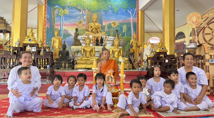 กิจกรรมในโครงการวันอาสาฬหบูชาและวันเข้าพรรษา โดยศูนย์พัฒนาเด็กเล็กในสังกัด จำนวน 4 ศูนย์