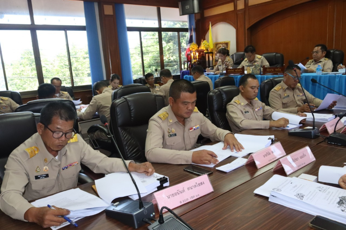 การประชุมสมาชิกสภาองค์การบริหารส่วนตำบลอุดมทรัพย์ สมัยสามัญ สมัยที่ 3 ครั้งที่ 1/2567