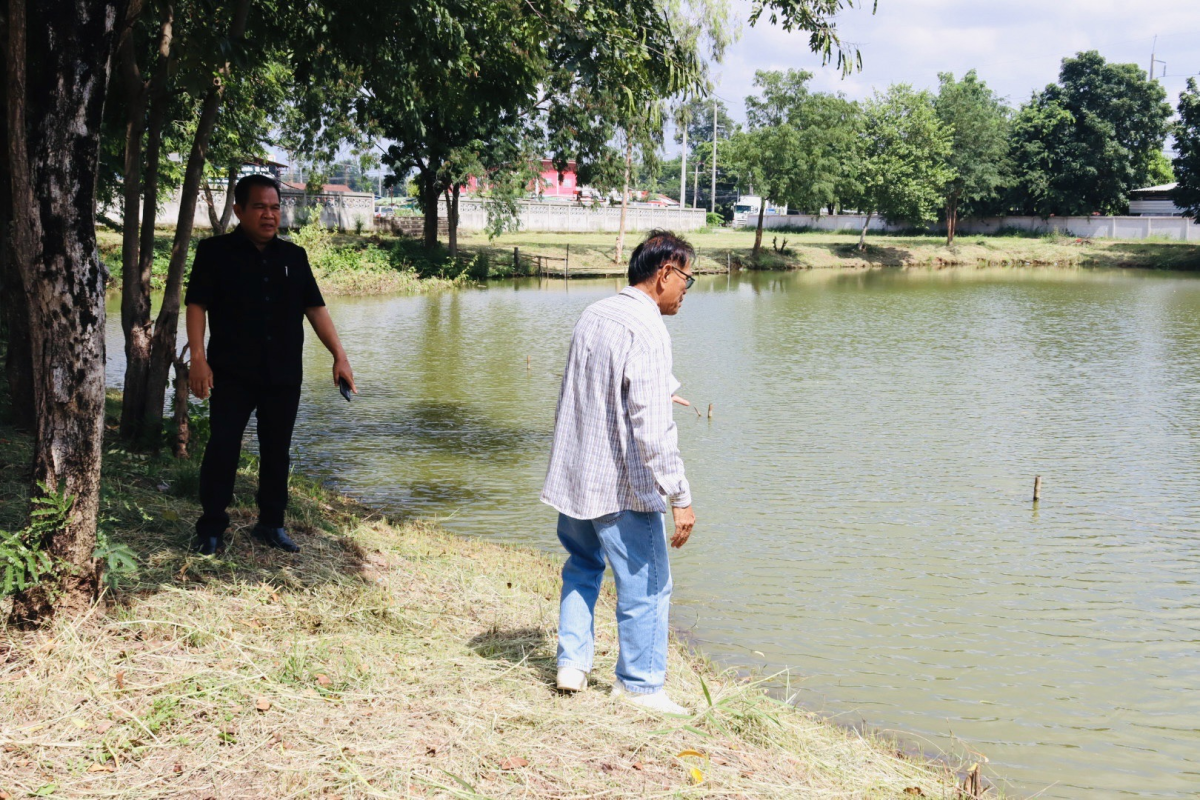 ปรับภูมิทัศน์เตรียมสถานที่จัดงานวันลอยกระทง ปี 2567