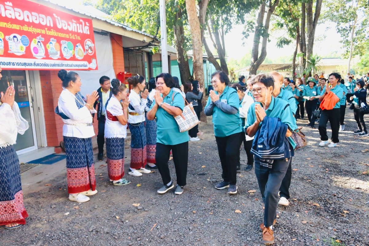  ต้อนรับคณะศึกษาดูงานโครงการส่งเสริมและพัฒนาศักยภาพผู้สูงอายุ ประจำปีงบประมาณ พ.ศ 2568 จากองค์การบริหารส่วนตำบลกระแจะ อำเภอนายายอาม จังหวัดจันทบุรี