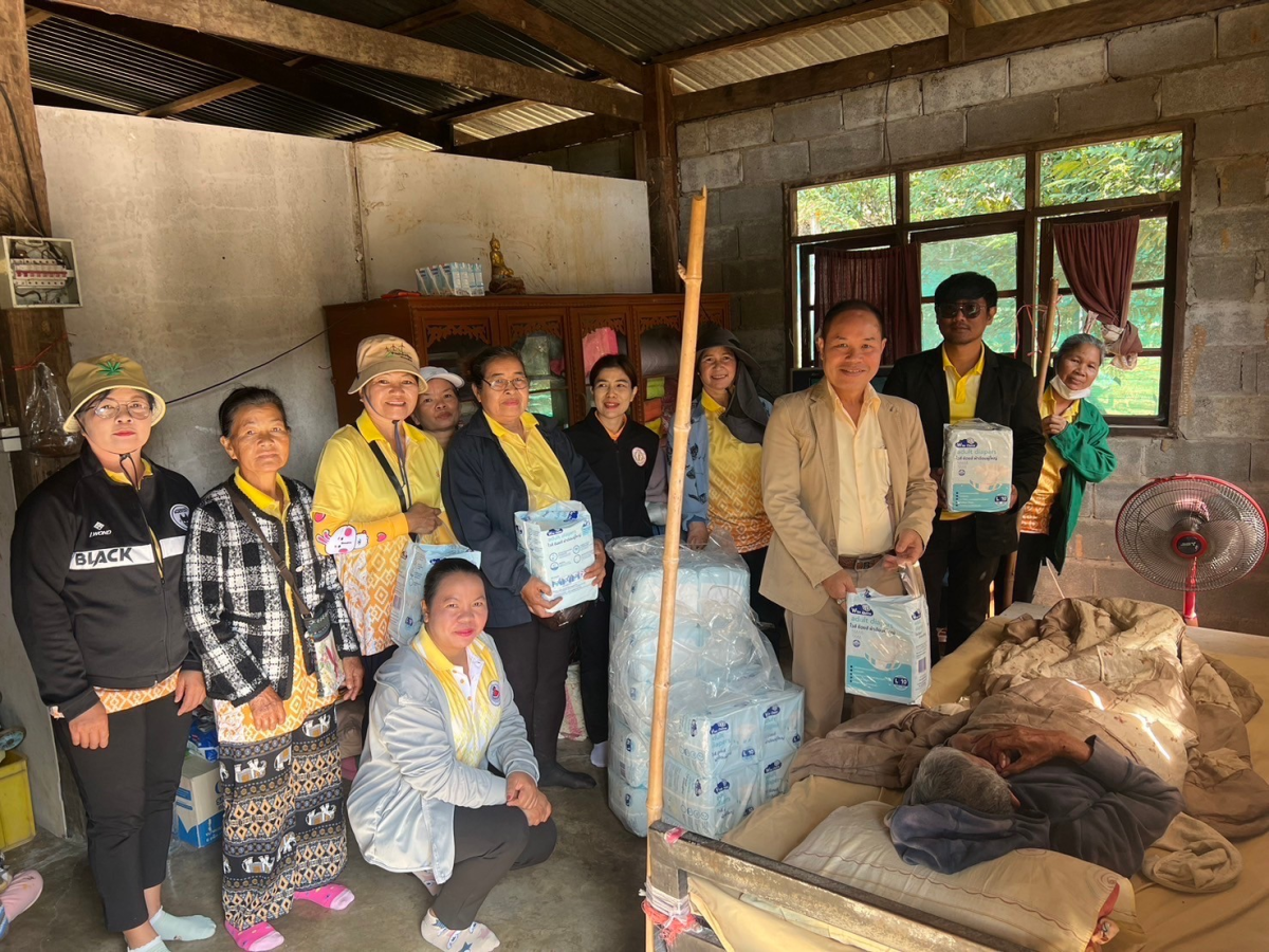 โครงการสนับสนุนผ้าอ้อมผู้ใหญ่แผ่นรองซับการขับถ่ายและผ้าอ้อมทางเลือก ประจำปีงบประมาณ 2568