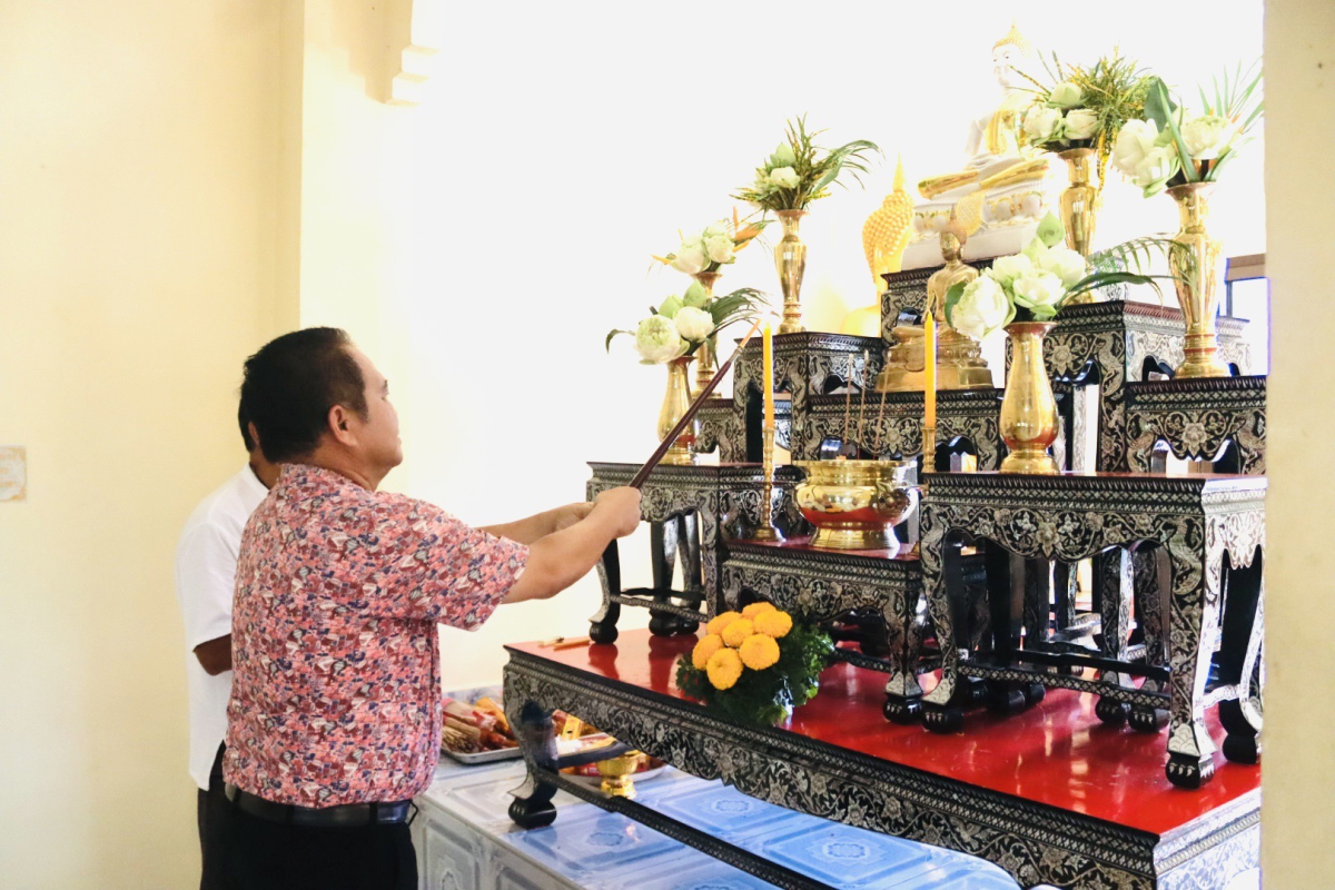 กิจกรรมเข้าอยู่ปริวาสกรรม  ณ วัดป่าโพธิภาวัน 