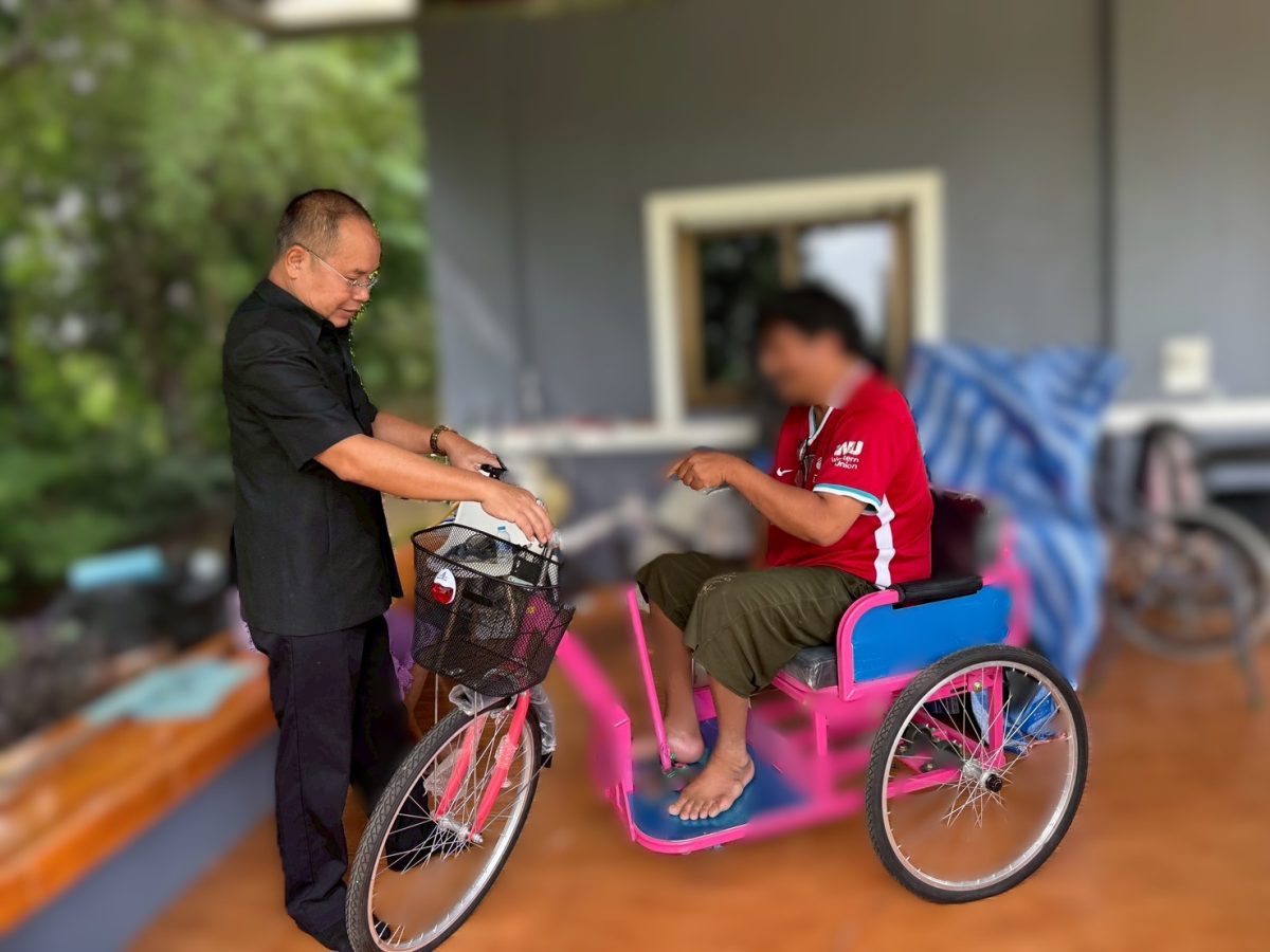 โครงการสนับสนุนอุปกรณ์ช่วยเหลือผู้พิการ