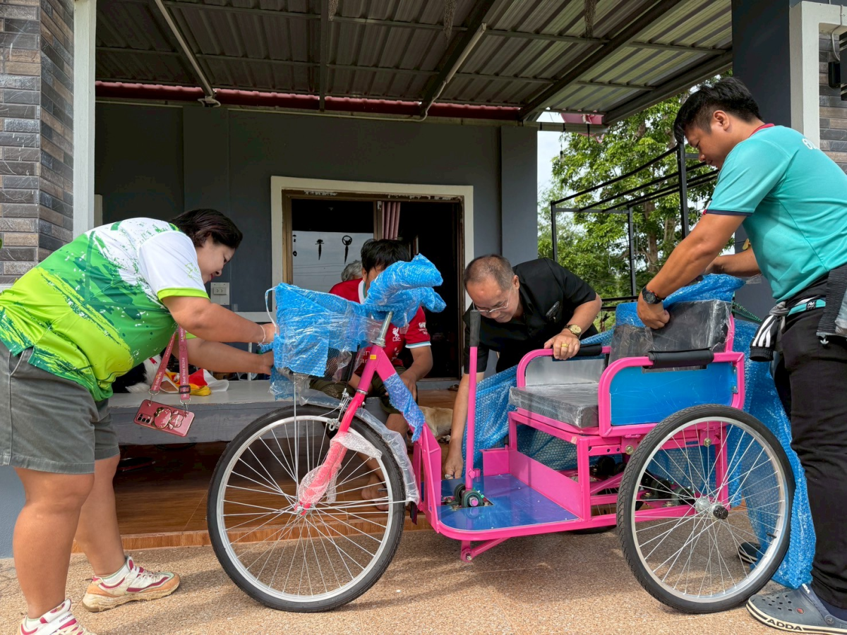โครงการสนับสนุนอุปกรณ์ช่วยเหลือผู้พิการ
